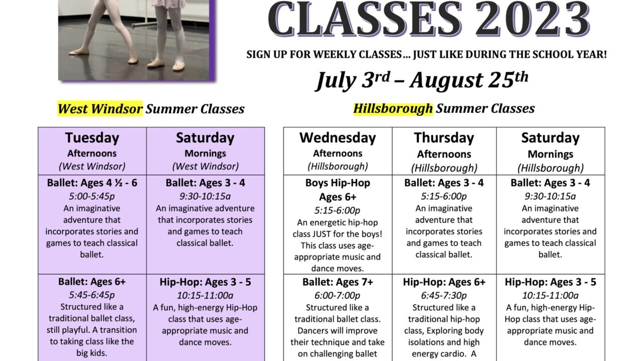 Summer Classes Dance Connection Hillsborough